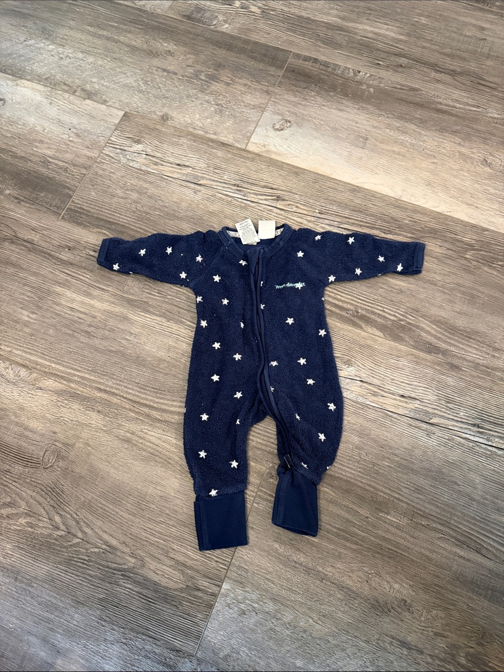 Bonds Navy Star Print Cozy One-Piece